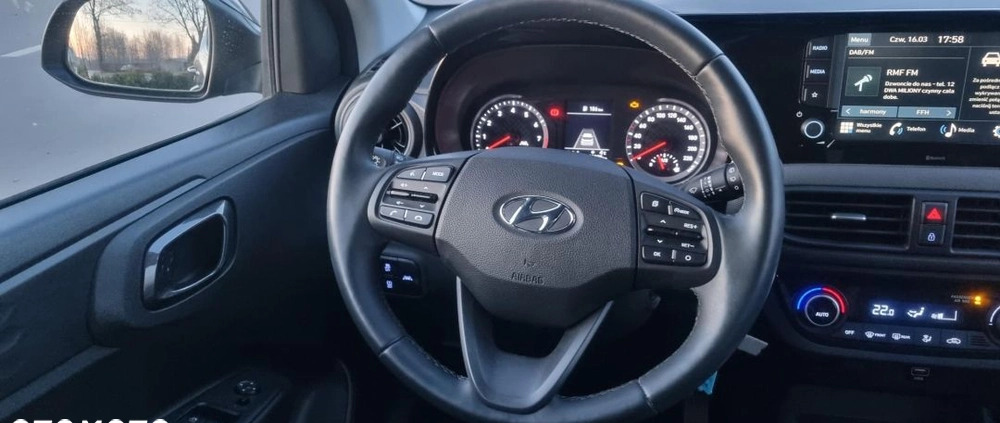 Hyundai i10 cena 56800 przebieg: 26000, rok produkcji 2021 z Piaski małe 781